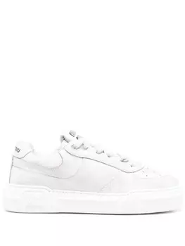 Miu Miu выбеленные кеды, белый