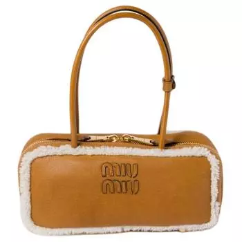 MIU MIU Женская сумка-тоут Arcadie, желтая