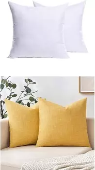 MIULEE Набор из 2 вставок для декоративных подушек