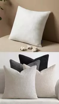 MIULEE Вставки для декоративных подушек и наволочки из синели