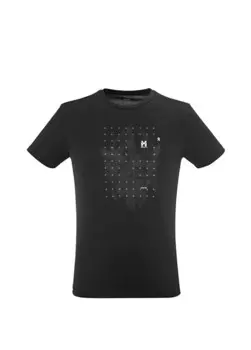 Miv9826 n0247 треккерская мужская футболка с коротким рукавом Millet, черный