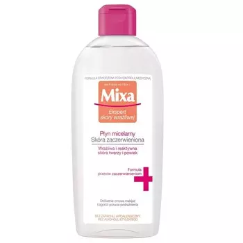 Mixa, Мицеллярный флюид для покрасневшей кожи, 400 мл