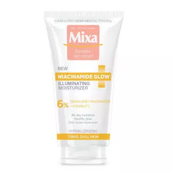MIXA Niacinamide Glow осветляющий увлажняющий крем с ниацинамидом и витамином С 50мл