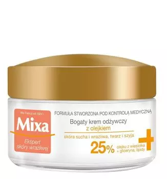 Mixa Odywczy z Olejkiem крем для лица, 50 ml