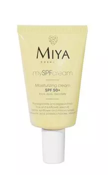 Miya mySPFcream SPF50+ защитный крем с фильтром, 40 ml