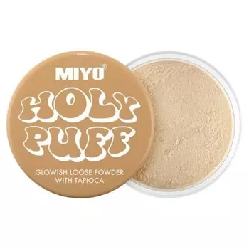 MIYO Glowish Loose Powder Holy Puff Осветляющая рассыпчатая пудра 6г Markenlos