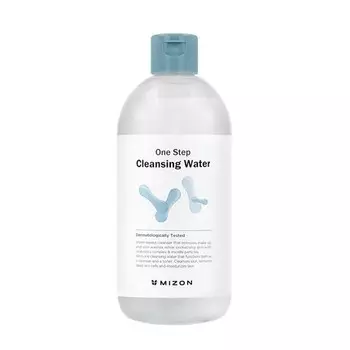 MIZON Мицеллярная очищающая вода с пробиотиками Очищающее средство для лица Средство для снятия макияжа Натуральные ингредиенты для чувствительной кожи 16,9 жидких унций