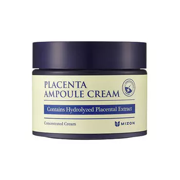Mizon Placenta Ampoule Cream, Питательный крем для лица с плацентой, 50 мл