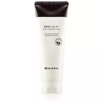 Mizon Snail Silky пенка для глубокого очищения с экстрактом слизи улитки 150 мл