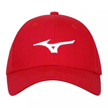 Mizuno Бейсболка мужская хлопковая белые/красная/темно-синяя