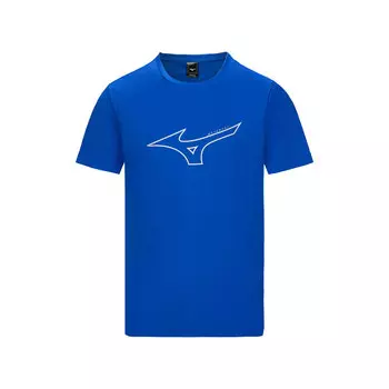 Mizuno Футболка унисекс синие