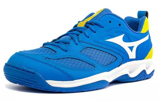 Кроссовки Mizuno Dynablitz Lightweight Breathable Volleyball Shoes Blue Yellow