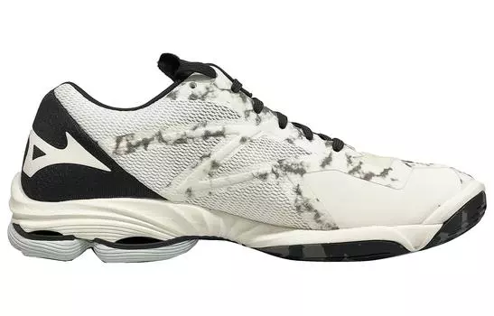 Mizuno Кроссовки унисекс, Marble White/Black/Gray