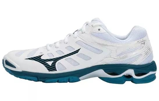 Mizuno Кроссовки унисекс, White blue silver