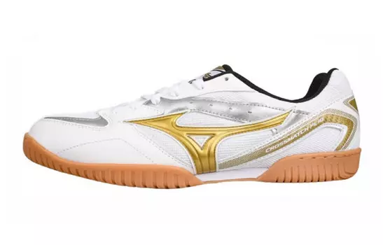 Mizuno Кроссовки унисекс, White/Gold
