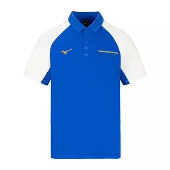 Mizuno Рубашка поло унисекс кобальтово-синяя