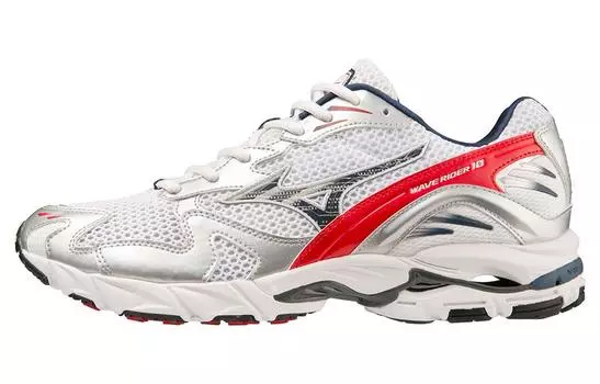 Mizuno Wave Rider 10 Кроссовки унисекс, silver