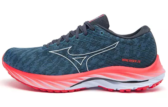 Mizuno Wave Rider 26 Кроссовки Мужчины, Gray/Blue