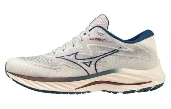 Mizuno Wave Rider 27 Кроссовки Мужчины, Milky White
