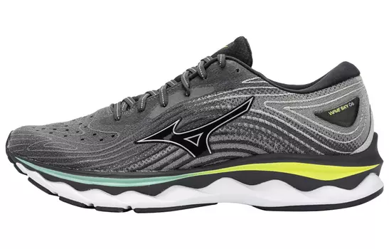 Mizuno Wave Sky 6 Кроссовки Мужчины, Grey White Yellow