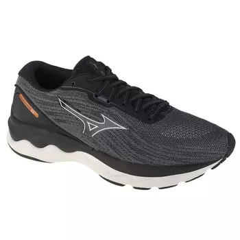 Mizuno Wave Skyrise 3, женские, бег, кроссовки, серый, серый/белый/белый