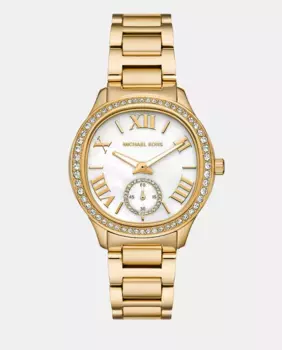 MK4805 Женские часы из золотой стали Michael Kors, золотой