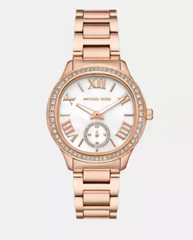 MK4806 Женские часы из стали розового золота со сталью Michael Kors