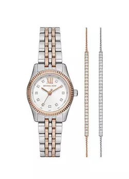 Mk4817Set Комплект женских наручных часов и браслета Michael Kors, розовый