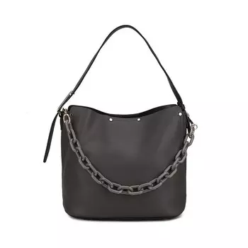 Mkf Collection Chelsea Женская сумка-хобо из веганской кожи от Mia K MKF Collection, серый