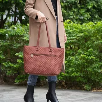 Mkf Collection Hallie Женская стеганая хлопковая сумка-тоут от Mia K MKF Collection, цвет Turquoise