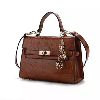 MKF Collection Naomi Vegan Женская сумка из крокодиловой кожи от Mia K MKF Collection, желтый