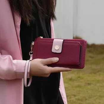 Mkf Collection Olympe Женский кошелек из веганской кожи от Mia K MKF Collection, цвет Yellow Olive