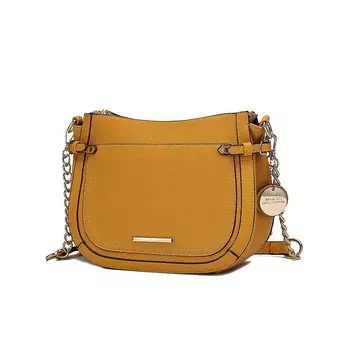 MKF Collection Raelynn Женская сумка через плечо из веганской кожи от Mia K, желтый