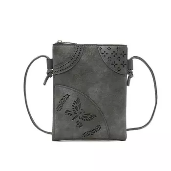 Mkf Collection Willow Женская сумка через плечо из веганской кожи от Mia K MKF Collection, цвет Charcoal Grey