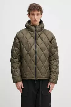 MKI MIYUKI ZOKU Полупрозрачная куртка-пуховик Diamond Bubble, зеленый