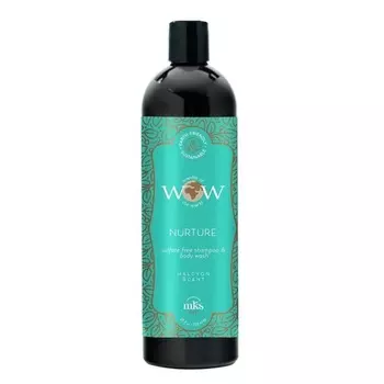 MKS eco WOW Nurture Шампунь и гель для душа без сульфатов Halcyon Scent Vegan, Без жестокости, 25 жидких унций Earthly Body