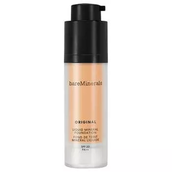 Мл bareMinerals, Original Liquid Mineral Foundation, Liquid Mineral Foundation 12 Medium Beige SPF20, 30