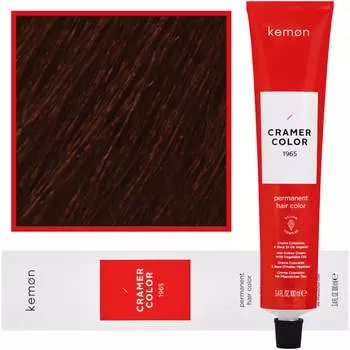 Мл кремовая краска для волос с растительными маслами 6.43 Dark Copper Golden Blonde Kemon, Cramer Color 100