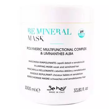 Мл укрепляющая минеральная маска для чувствительных волос укрепляет, увлажняет, питает Be Hair, Be Mineral Plumping Mask 1000