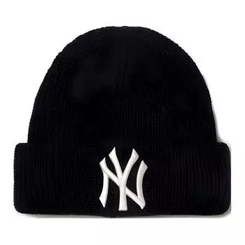 MLB Акриловая шапка-бини унисекс черная