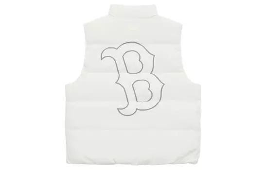 MLB Boston Red Sox Basic Collection 24FW пуховые жилет унисекс кремового цвета