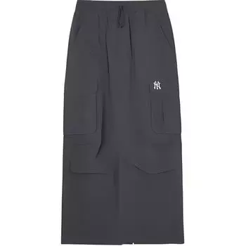 MLB Длинная повседневная юбка New York Yankees, женская, темно-серого цвета