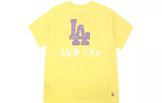 MLB Футболка Like Collection унисекс желтая