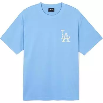 MLB Футболка Los Angeles Dodgers унисекс светло-голубого цвета