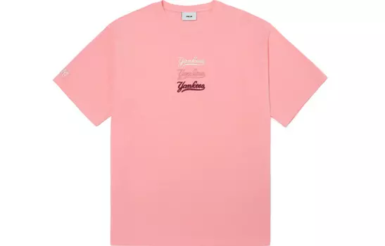MLB Футболка New York Yankees унисекс кораллово-розовые