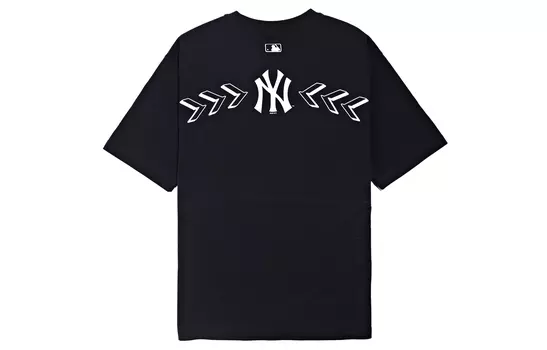 MLB Футболка с втачными рукавами, унисекс, черная