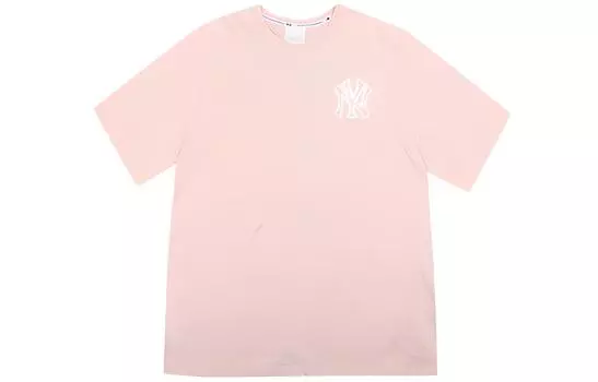 MLB Футболка с втачными рукавами, унисекс, розовая