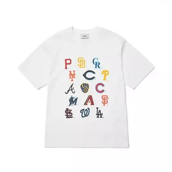 MLB Футболка унисекс белые