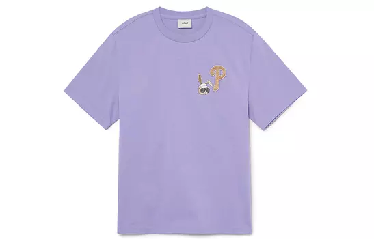 MLB Футболка унисекс фиолетовые