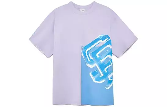 MLB Футболка унисекс светло-фиолетовая